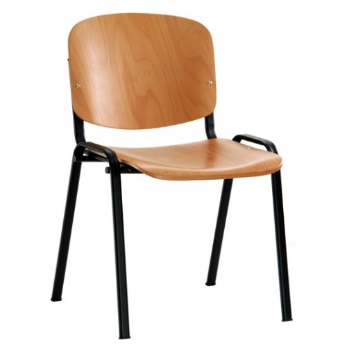 Jednací židle KLASIK 46 dřevěná - nosnost 120 kg - výběr barevného provedení